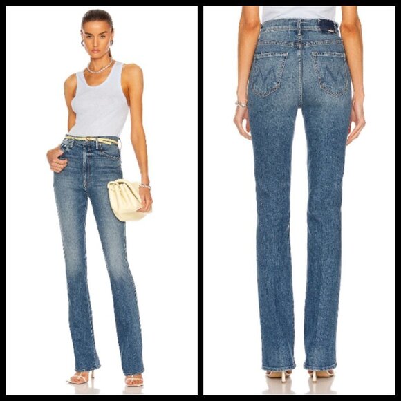 💕MOTHER SUPERIOR💕 High Waisted Smokin' Double Heel Jeans ~ Beyond the Sky 33 - Picture 3 of 16